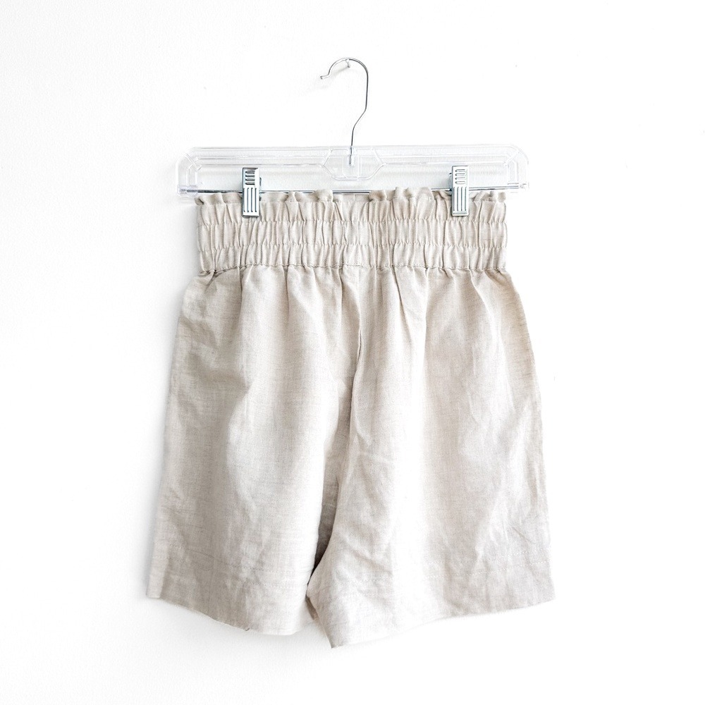 Suboo Cecile Linen‎ Shorts in Natural - size XS
